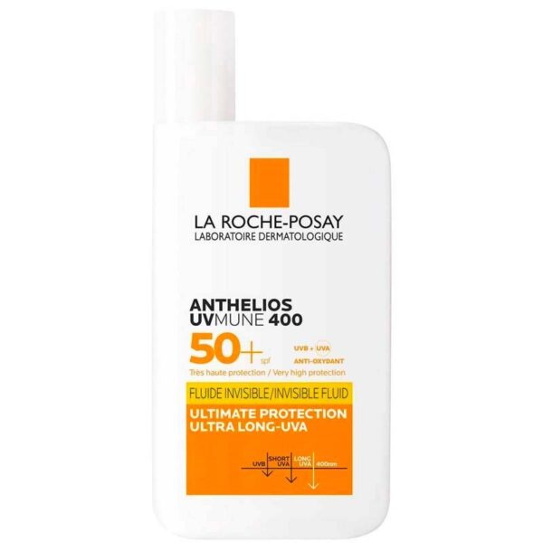 Anthelios uvmune 400 fluido invisible SPF50+ 50 ml