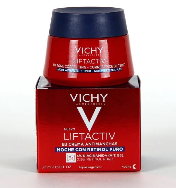Liftactiv B3 crema correctora de tono noche con retinol puro 50ml
